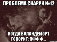 проблема снарри №12 когда воландеморт говорит: пффф...