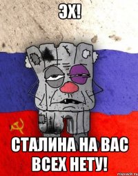 эх! сталина на вас всех нету!