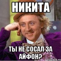 никита ты не сосал за айфон?