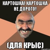 картошка! картошка не дорого! (для крыс)