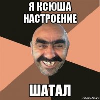я ксюша настроение шатал