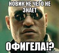 новик не чего не знает офигела!?