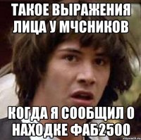 такое выражения лица у мчсников когда я сообщил о находке фаб2500