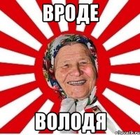 вроде володя