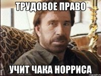 трудовое право учит чака норриса
