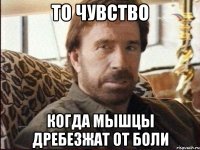 то чувство когда мышцы дребезжат от боли