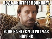 вода быстрее вскипает если на нее смотрит чак норрис