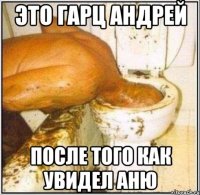 это гарц андрей после того как увидел аню