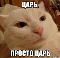 царь, просто царь
