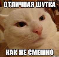 отличная шутка как же смешно