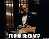  говна вьебал?