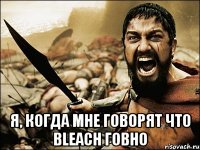  я, когда мне говорят что bleach говно