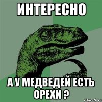 интересно а у медведей есть орехи ?