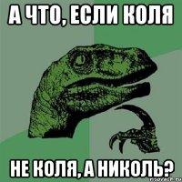 а что, если коля не коля, а николь?