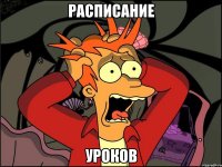 расписание уроков