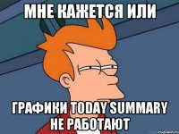 мне кажется или графики today summary не работают