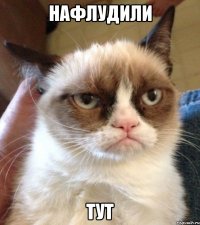 нафлудили тут