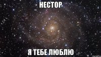 нестор я тебе люблю