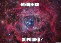 Мищенко хороший :*