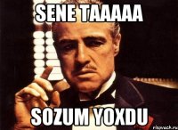 sene taaaaa sozum yoxdu