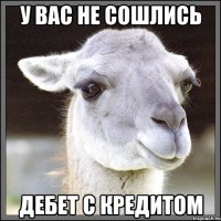 у вас не сошлись дебет с кредитом