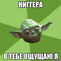 ниггера в тебе ощущаю я