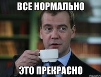 все нормально это прекрасно