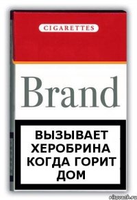 вызывает херобрина когда горит дом