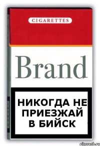 Никогда не приезжай в Бийск