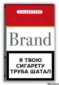 Я твою сигарету труба шатал