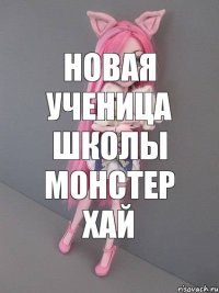 новая ученица школы монстер хай