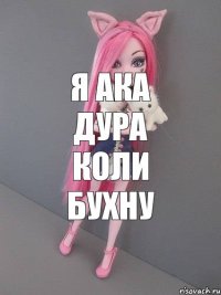 Я АКА ДУРА КОЛИ БУХНУ