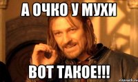 а очко у мухи вот такое!!!