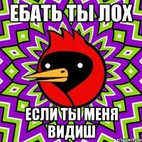 ебать ты лох если ты меня видиш