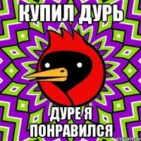 купил дурь дуре я понравился