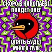 скоро в николаеве пойдет снег опять будет много луж