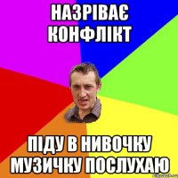 назріває конфлікт піду в нивочку музичку послухаю