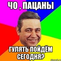 чо , пацаны гулять пойдём сегодня?