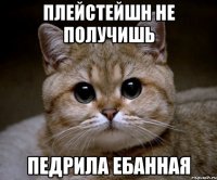 плейстейшн не получишь педрила ебанная