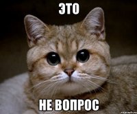 это не вопрос