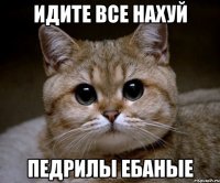 идите все нахуй педрилы ебаные