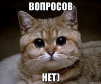 вопросов нет)