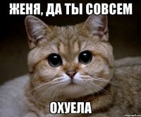 женя, да ты совсем охуела