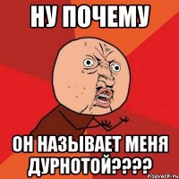 ну почему он называет меня дурнотой???