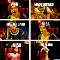 Visa Mastercard Mastercard Visa Visa Maestro