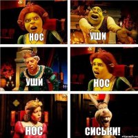 Нос Уши Уши Нос Нос Сиськи!