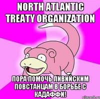 north atlantic treaty organization пора помочь ливийским повстанцам в борьбе с кадаффи!