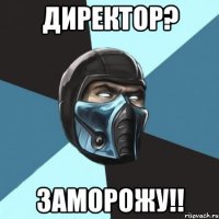 директор? заморожу!!