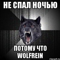 не спал ночью потому что wolfrein