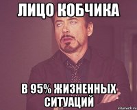 лицо кобчика в 95% жизненных ситуаций